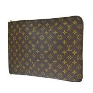 Louis Vuitton Pochette Documents Clutch Bag Monogram Leather